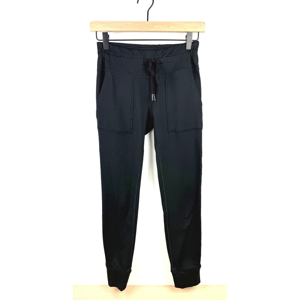 Aerie Black Joggers Pants Women's Drawstring Waist Pockets Activewear Athleisure